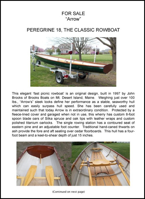 Peregrine Arrow for sale