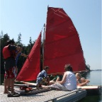 At the dock
